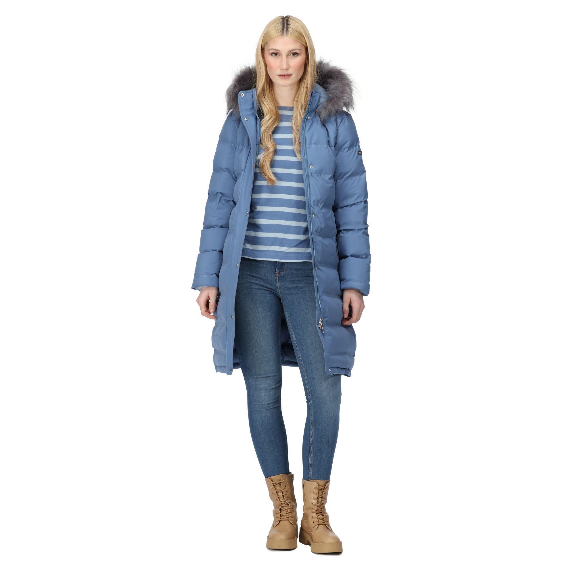 Chaqueta acolchada senderismo mujer clásica Regatta Daleyza Femme, azul 7/7