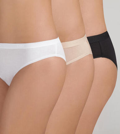 Lot de 3 Slips Femme Coton Les Pockets