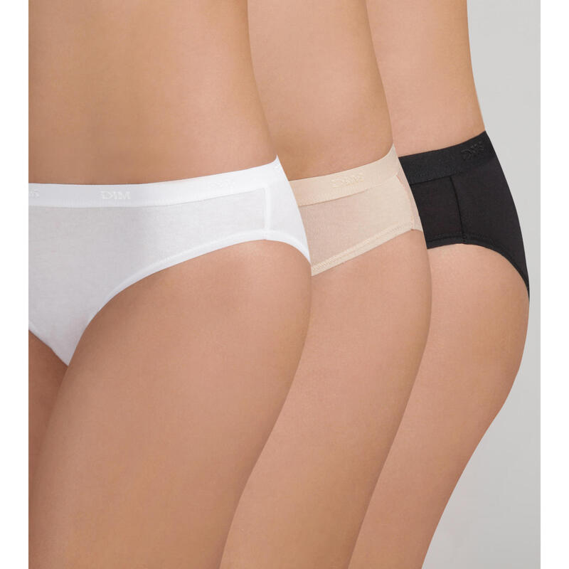 Slip Femme Culottes Coton Dim Lot De Slips Blancs Midi Femme Pur