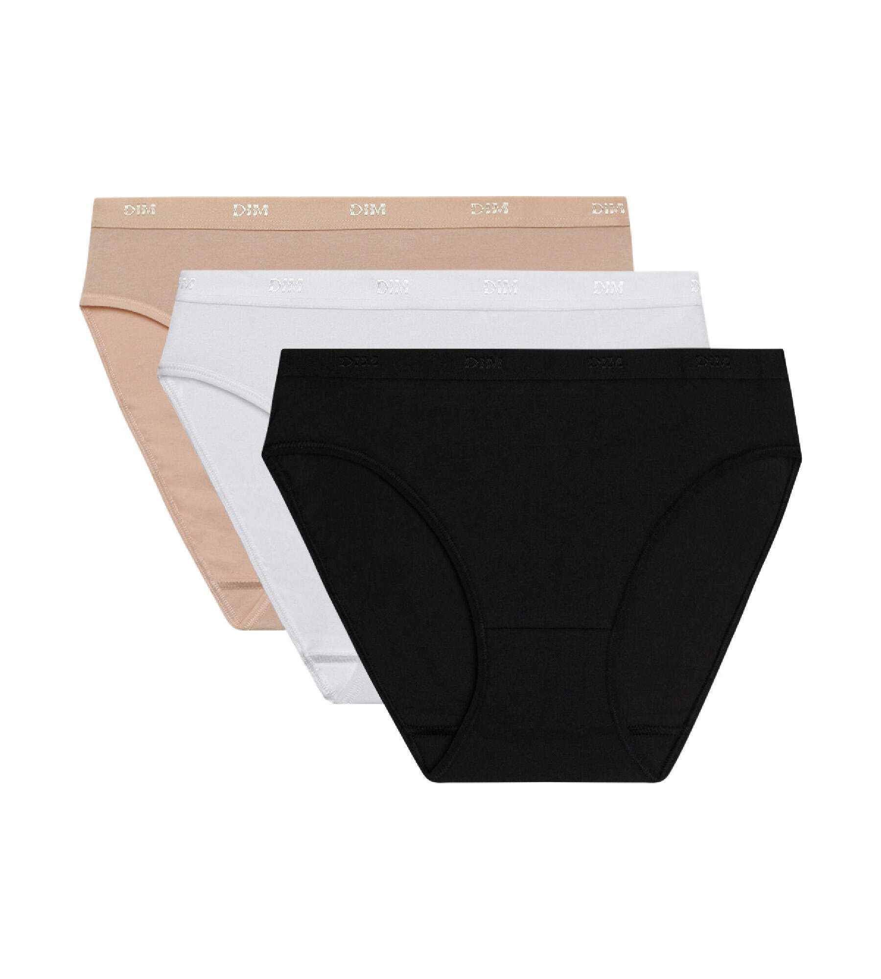 Lot de 3 Culotte femme DIM Coton Stretch Pockets Eco 3/6