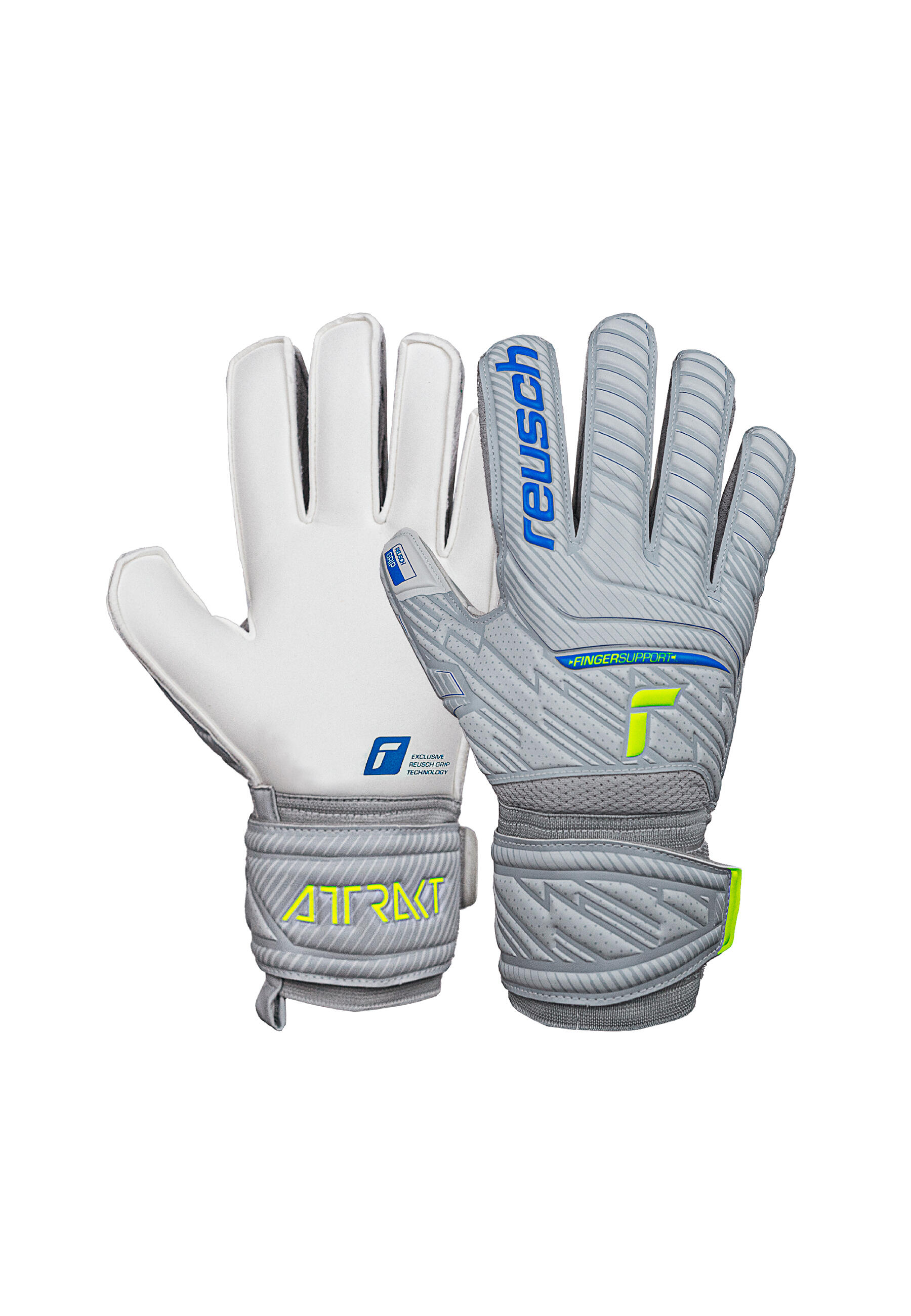 REUSCH Luvas de guarda-redes Reusch Attrakt Grip Apoio para os dedos
