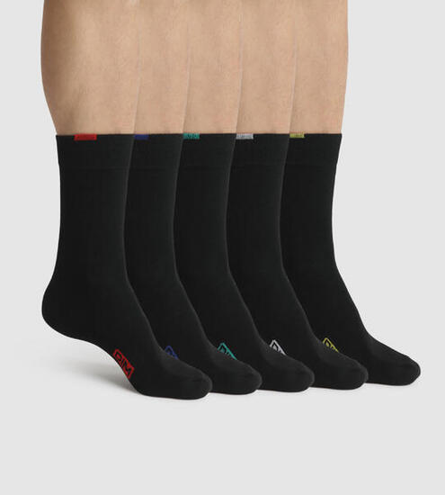 Lot de 5 paires de Chaussettes Homme Ecodim