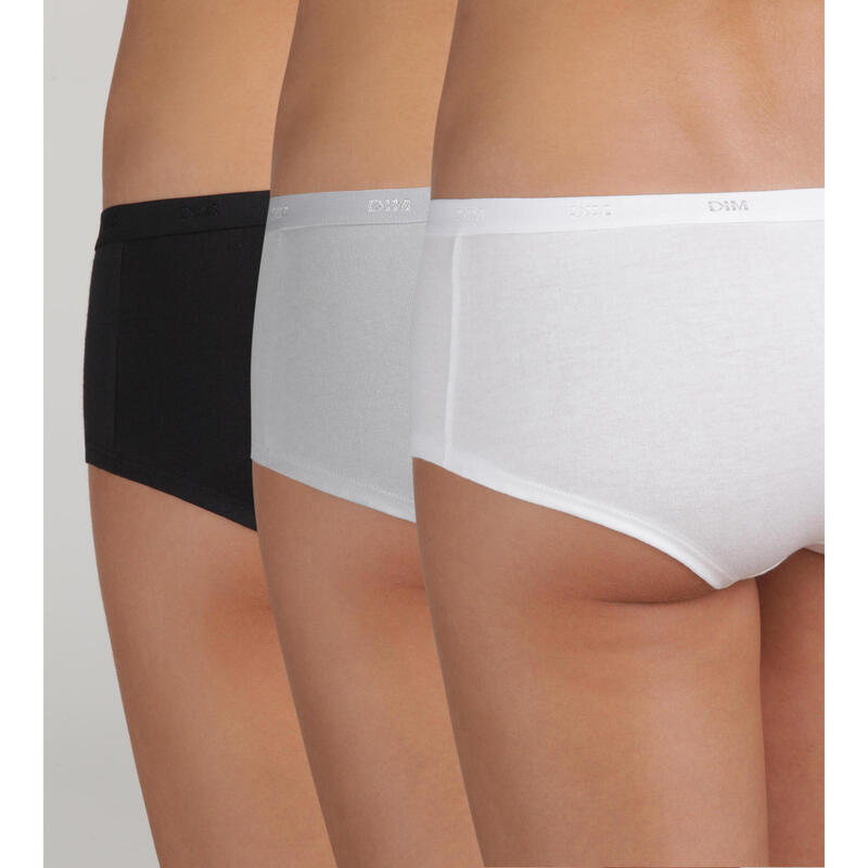 Lot de 3 Boxers Femme Coton Les Pockets