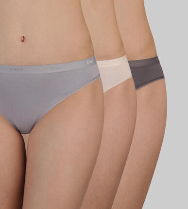 Lot de 3 Slips Femme Coton Les Pockets