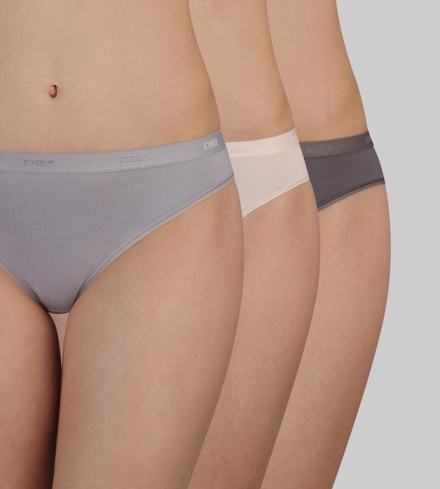 Lot de 3 Slips Femme Coton Les Pockets