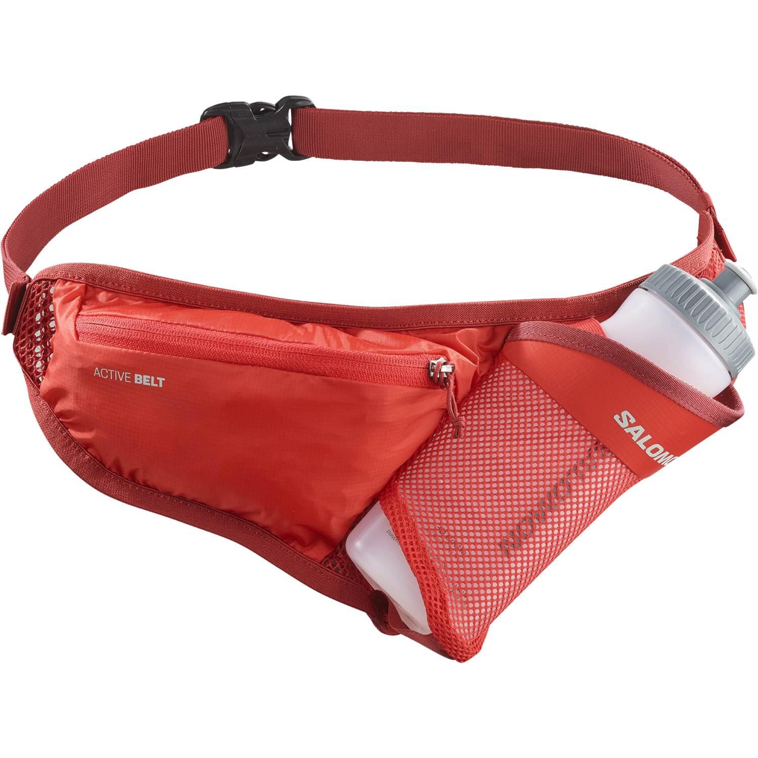 Salomon - Banane Salomon Active Belt Pour Homme - Sac À Bouteilles - Rouge - Taille Unique - Decathlon