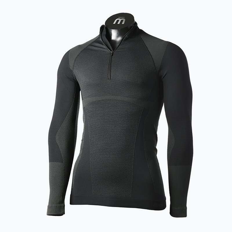 Camiseta térmica hombre Mico Warm Control Zip Neck