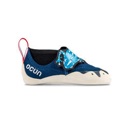 Chaussure escalade enfant Ocún Ribbit bleu foncé T28-29 semelle adhérente légère