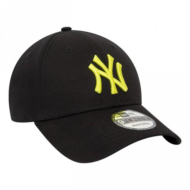 New Era NY Yankees League Essential 9 Forty Cap - Black 3/4