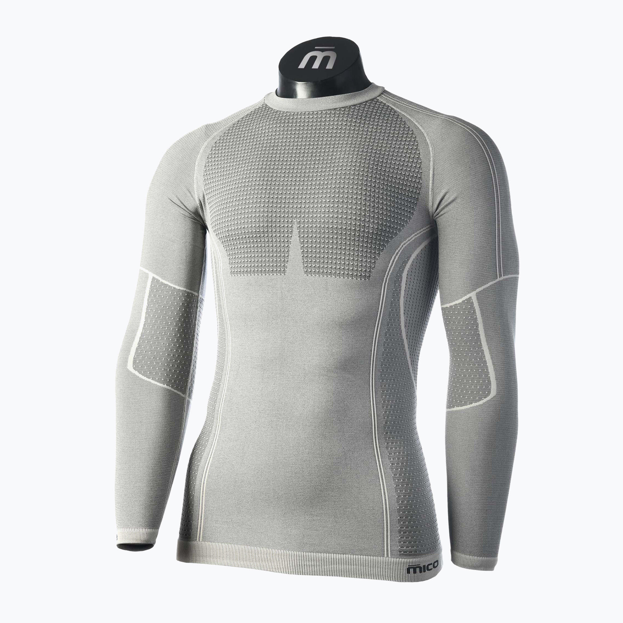 T-shirt thermique homme col rond Mico Odor Zero 3/3