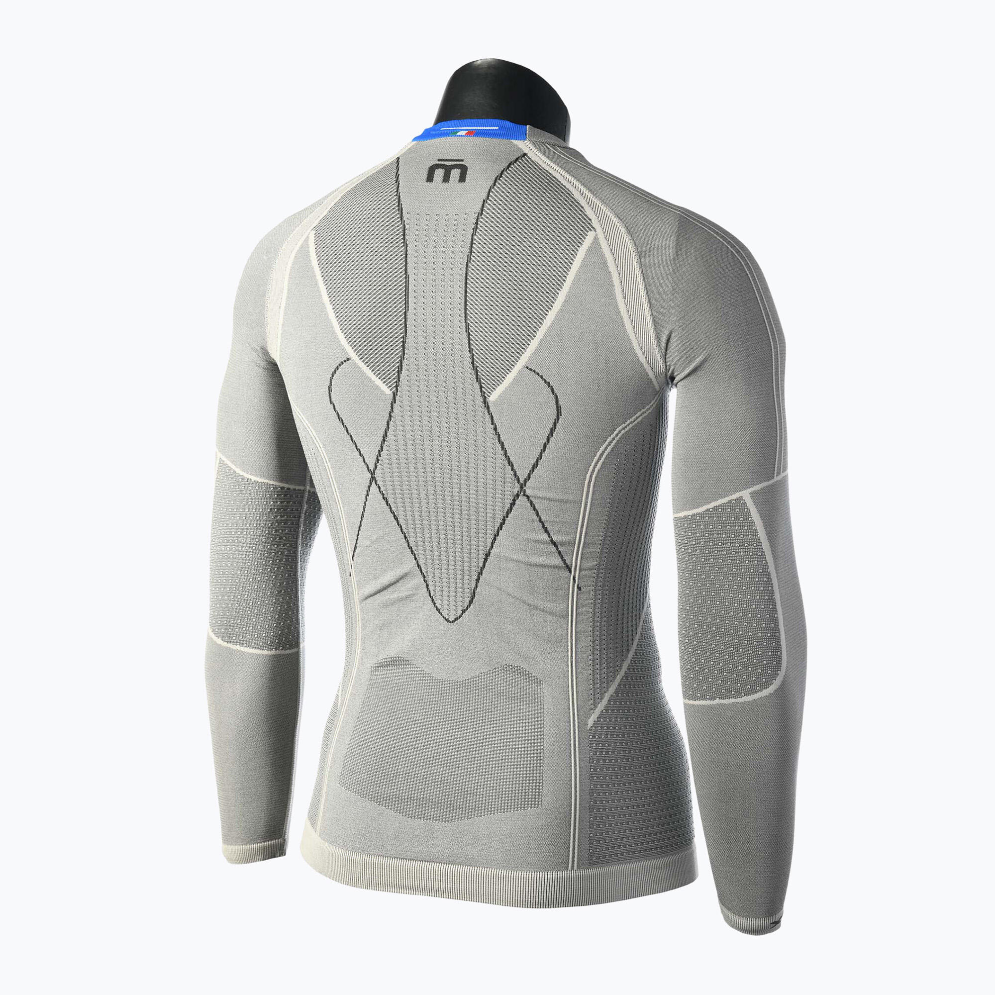 T-shirt thermique homme col rond Mico Odor Zero 2/3