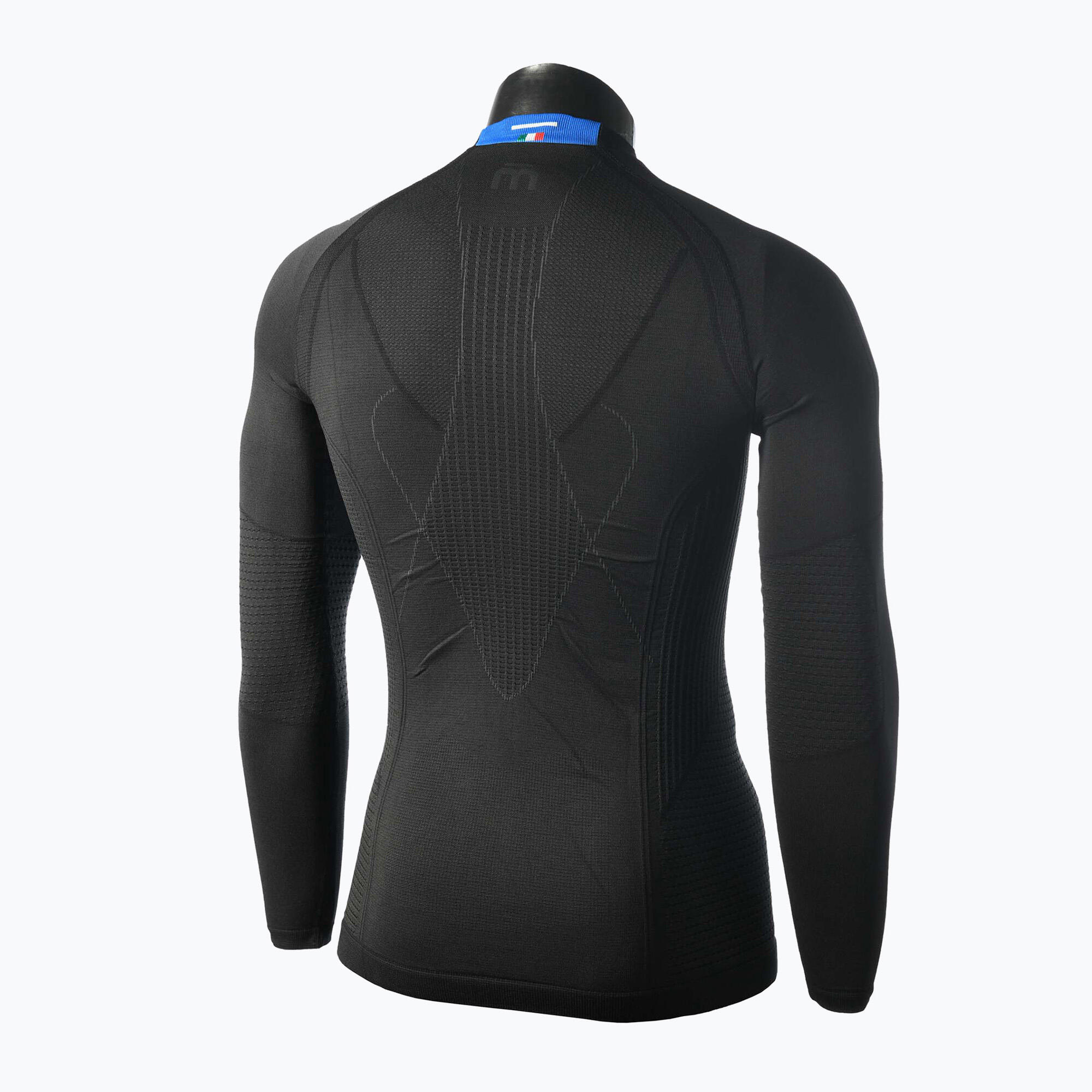 T-shirt thermique homme col rond Mico Odor Zero 2/3