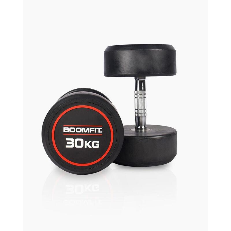 Haltères Ronds de musculation 30Kg (Paire) - BOOMFIT