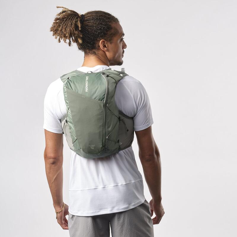 Salomon Rucsac Alergare Unisex Active Skin 12 Set Verde