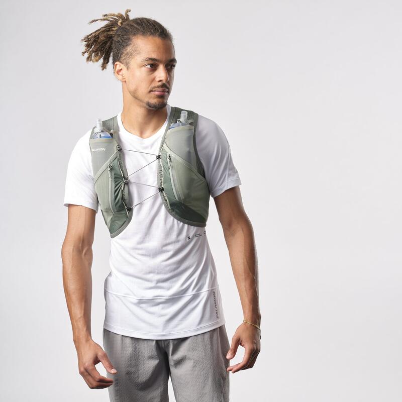 Salomon Rucsac Alergare Unisex Active Skin 12 Set Verde