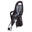 Siège vélo arrière Groovy avec fixation pour cadres petits et 29" Noir et Gris
