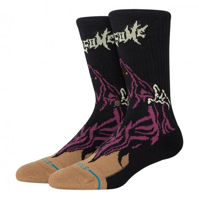 Stance Welcom Skelly Crew Socks - Black 1/3