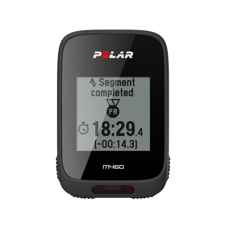 GPS Fietscomputer & Hartslagsensor M460 + H10 - Barometer, Strava Live Segmenten