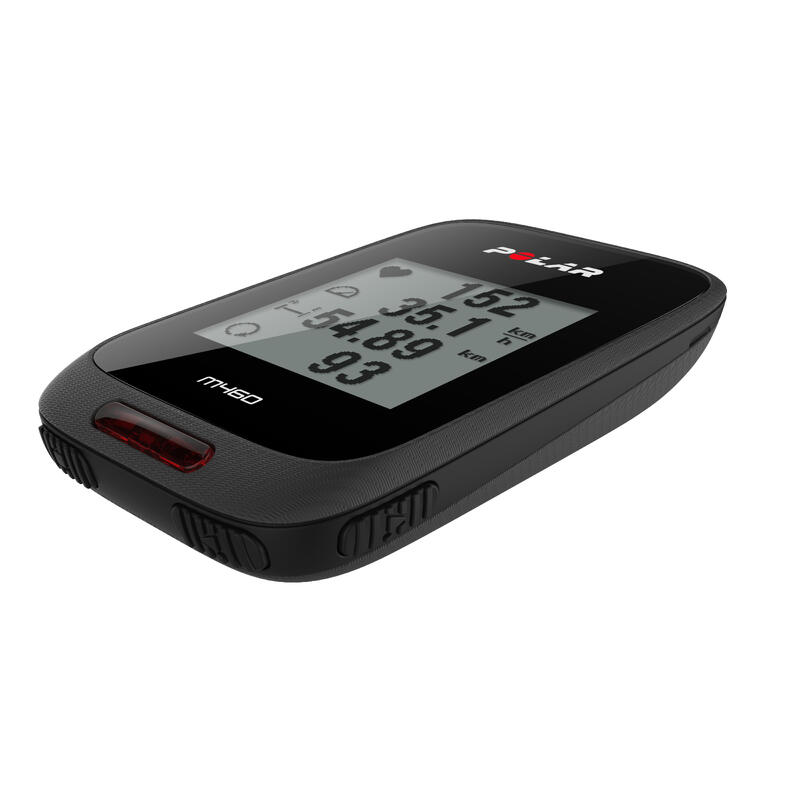 Ciclocomputador y sensor de pulso cardíaco - GPS; Bluetooth, Strava - M460 + H10