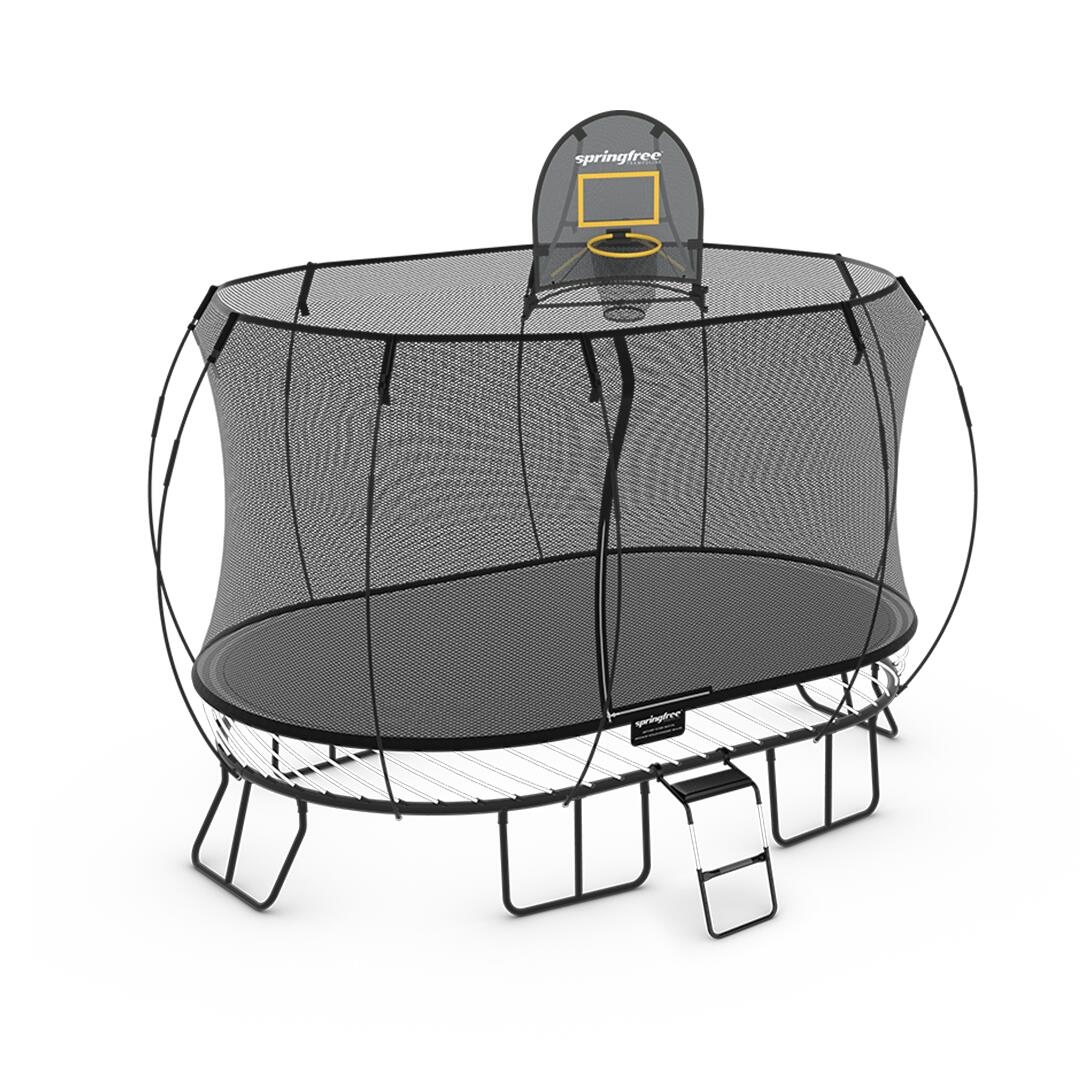Springfree Trampoline O92 Grand Ovale 2,4 x 4M - Pack Premium 4/6