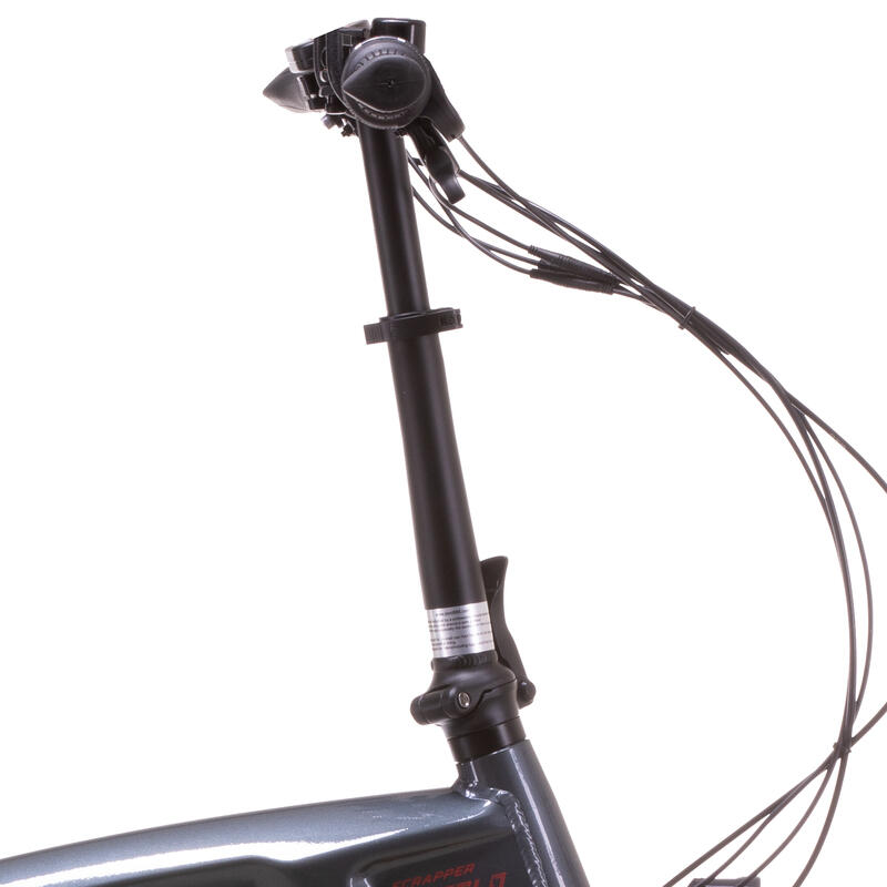 Bicicleta Eléctrica 20” Aluminio Plegable Scrapper E-BIKE Fat Hold Bateria 36V 2
