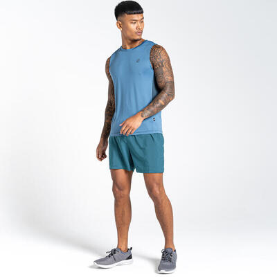 Dare 2b Accelerate 7-Zoll-Fitnessshorts für Herren, blaugrün
