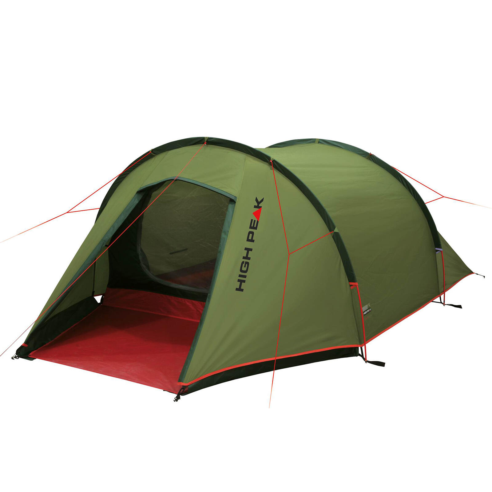 HIGH PEAK Tunnelzelt Kite 3 LW Personen Fahrrad Zelt Camping Trekking Vorraum
