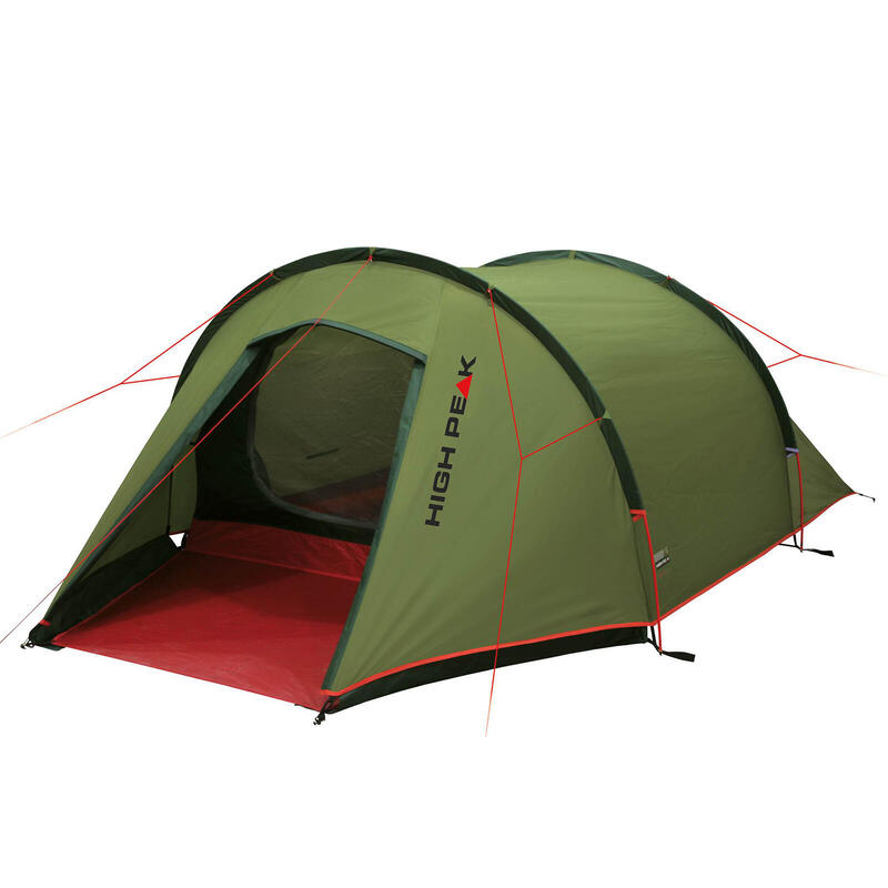 Tunneltent Vlieger 3 LW personen fietstent camping trekking vestibule