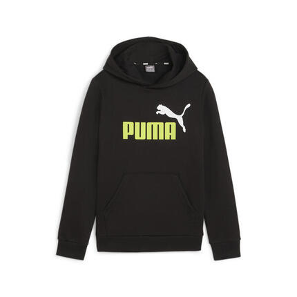 Essentials+ Two-Tone Big Logo Hoodie Jungen PUMA Medium Gray Heather