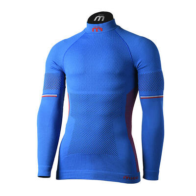 Mico m1 mock neck thermisch t-shirt voor heren
