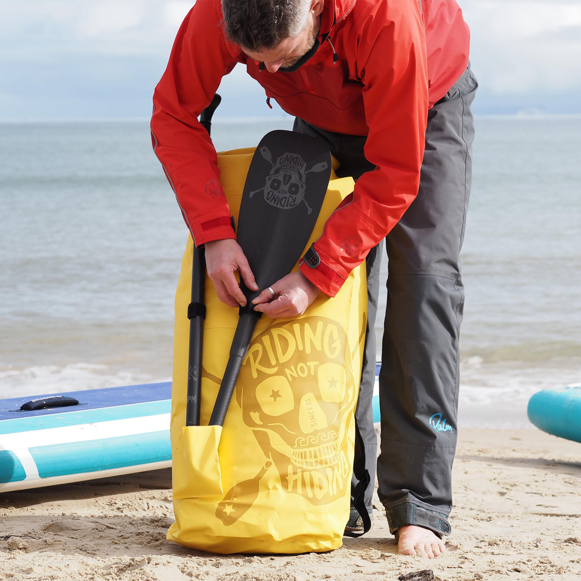 WATERPROOF DRY BAG 110 L - GREY 3/4