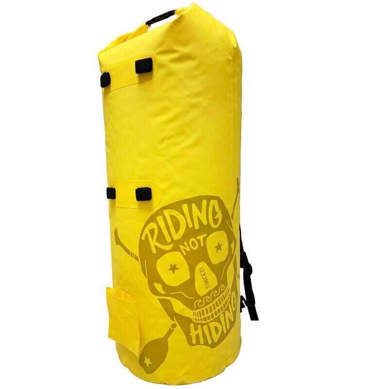 RIDING NOT HIDING WATERPROOF DRY BAG 110 L - YELLOW