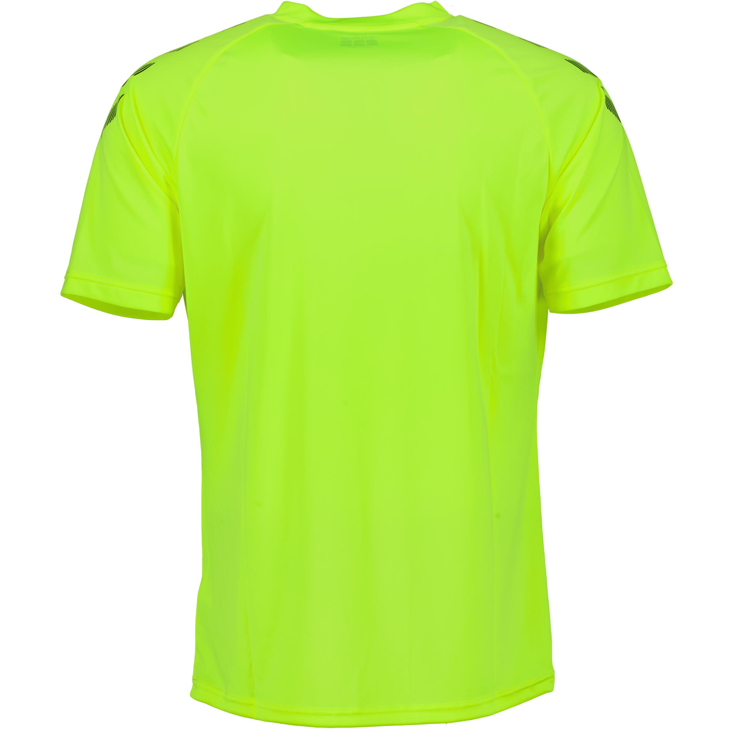 Poly jersey for kids, great for football, in safety yellow 2/3