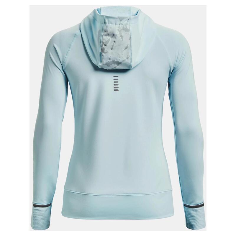 Pullover Ua Outrun The Cold Hooded Hz Damen - hellblau