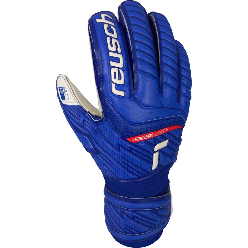 Rękawice bramkarskie Reusch Attrakt Grip Finger Support Jr 51 72 810 4011