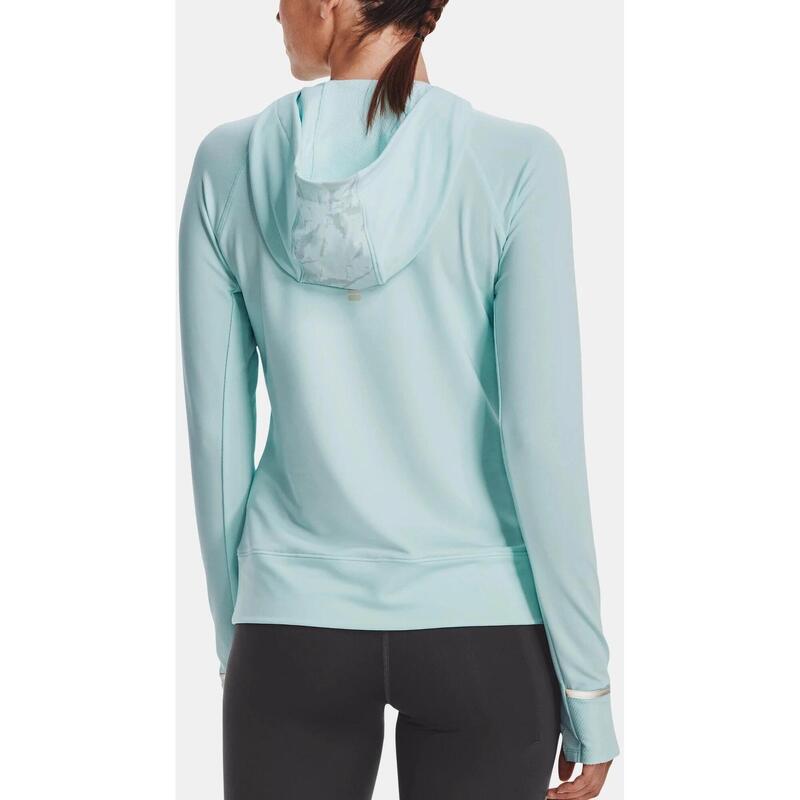 Pullover Ua Outrun The Cold Hooded Hz Damen - hellblau