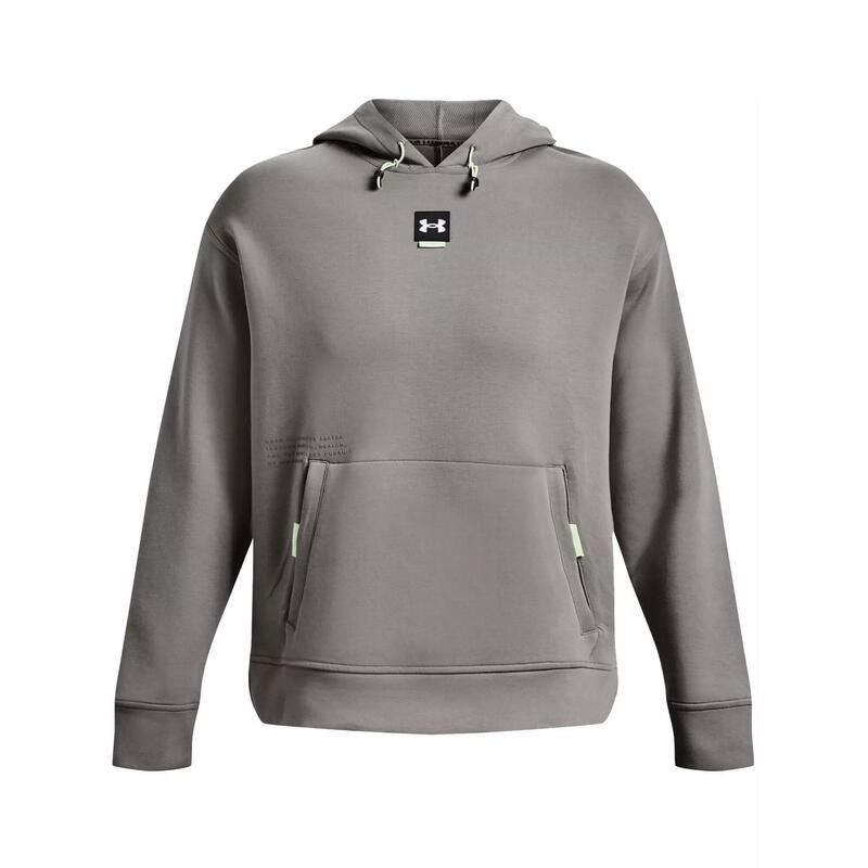 Pulover cu gluga Ua Summit Knit Hoodie - gri barbati