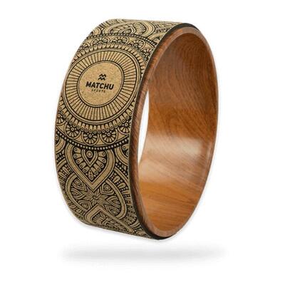 Yoga wheel kurk - 13 cm - ø 33cm