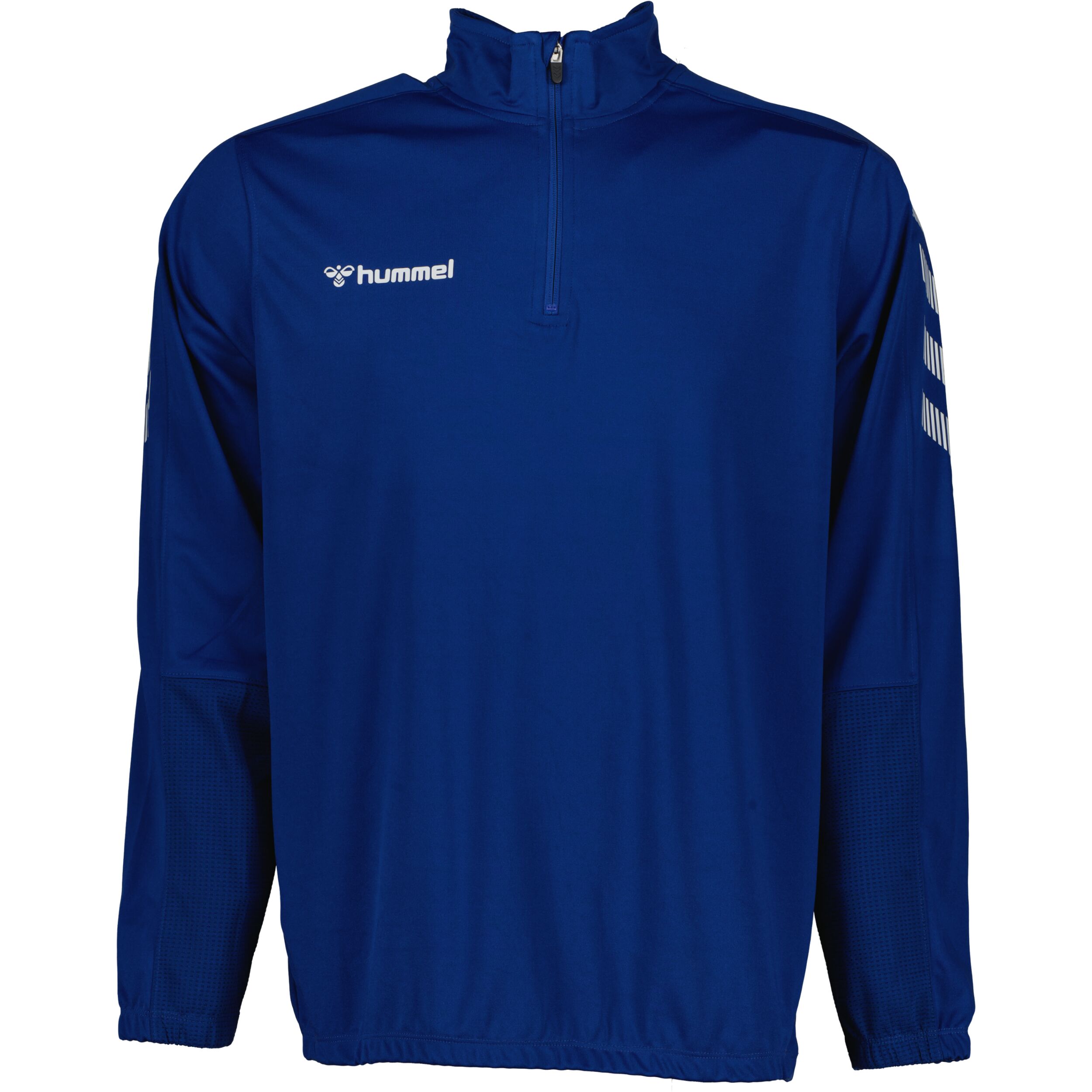 HUMMEL Half zip sweat for kids, great for football, in true blue