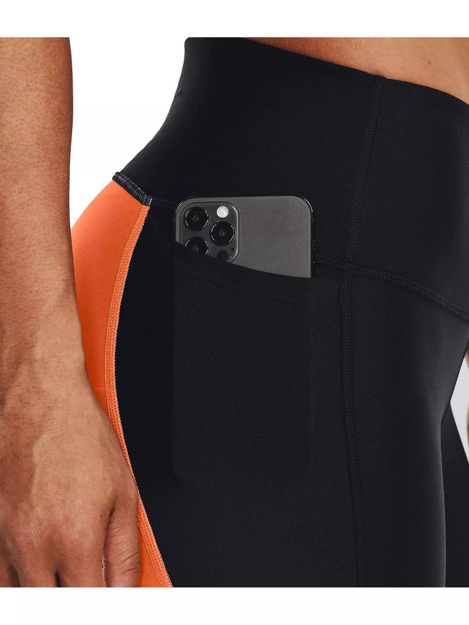 Leggings Under Armour Colorblock neri per allenamento 3/6
