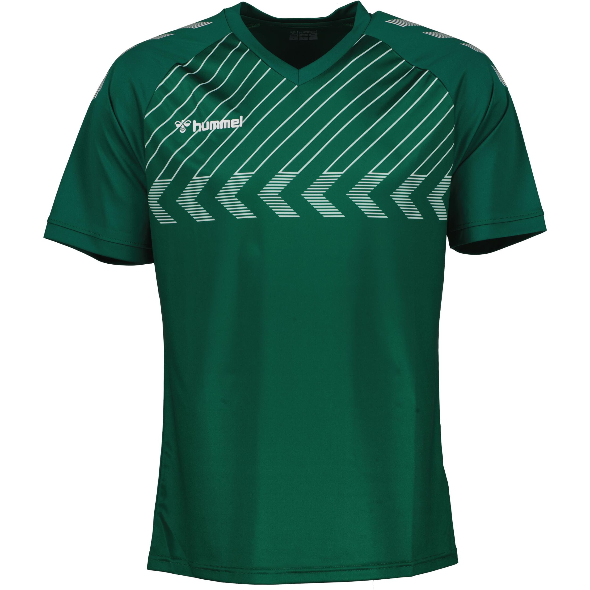 HUMMEL Poly jersey for men, great for football, in evergreen