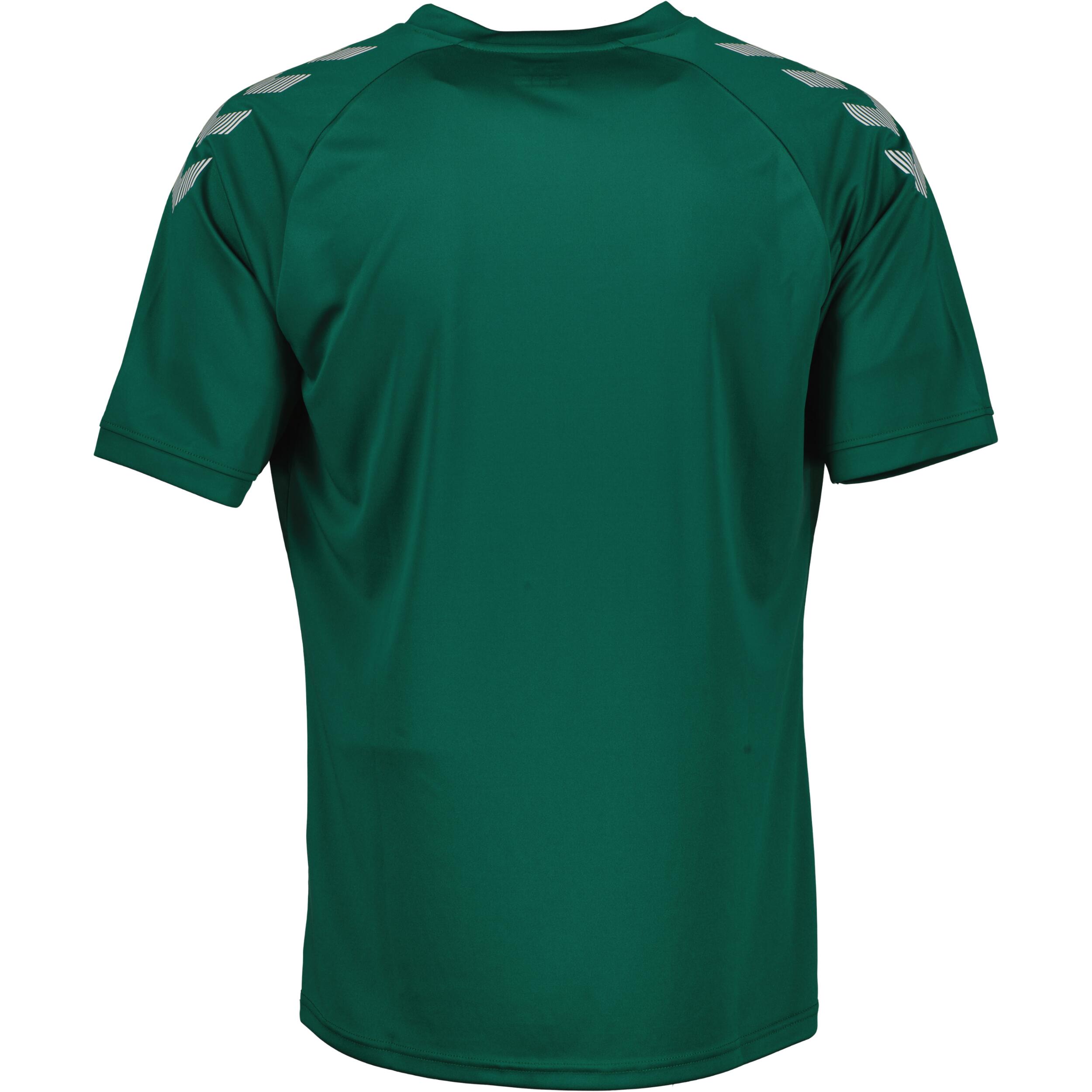 Poly jersey for men, great for football, in evergreen 2/3