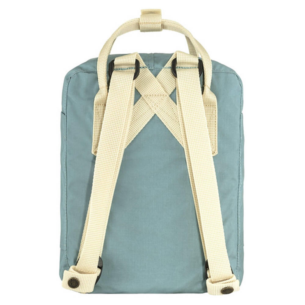 Zaino Mini Fjallraven Kånken Sportivo Blu Cielo e Quercia Chiara 4/6