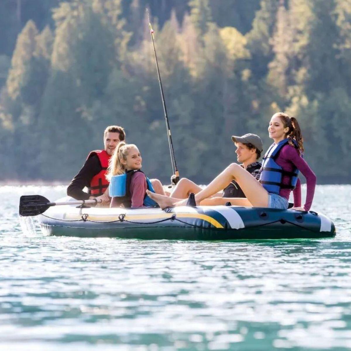 Opblaasbare boot inclusief accessoires - 4 personen - Seahawk 4 - 351x145 CM 7/7