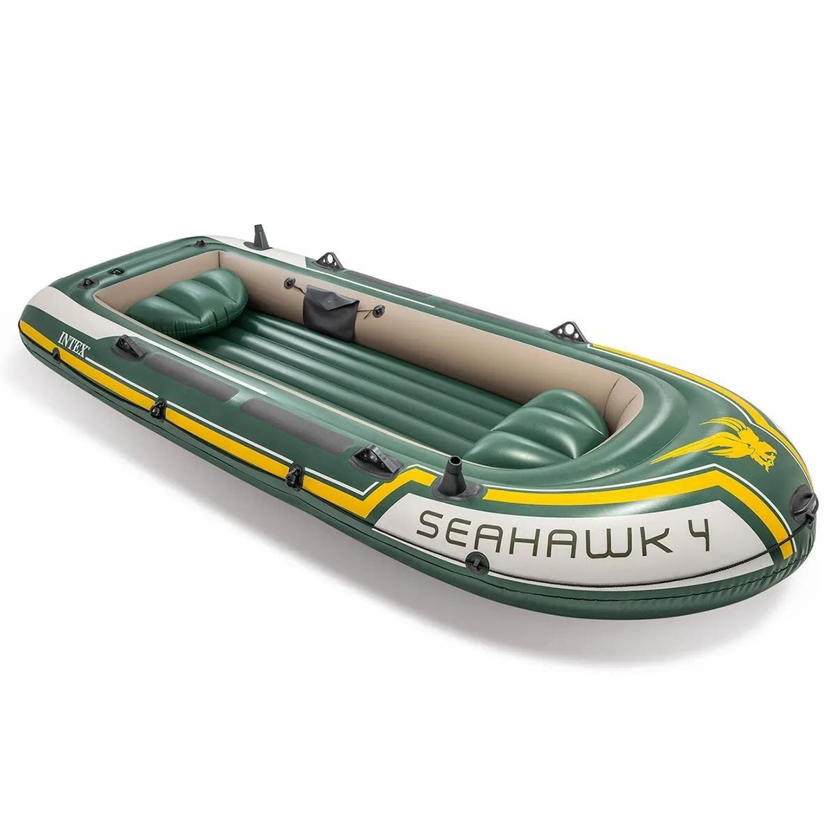 Opblaasbare boot inclusief accessoires - 4 personen - Seahawk 4 - 351x145 CM 2/7
