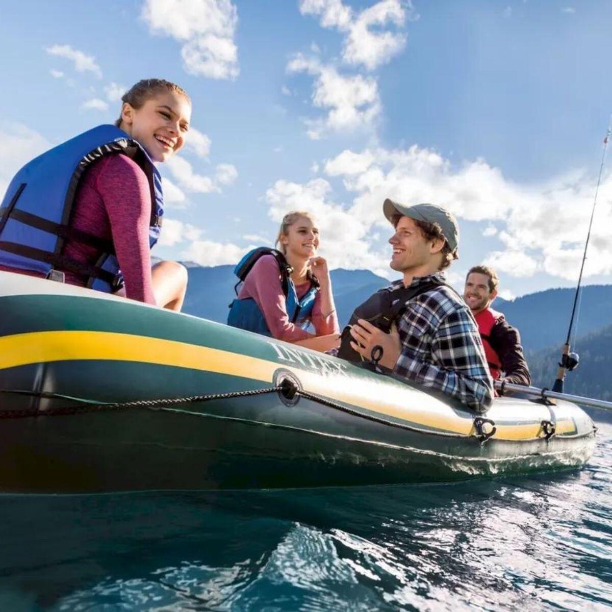 Opblaasbare boot inclusief accessoires - 4 personen - Seahawk 4 - 351x145 CM 6/7
