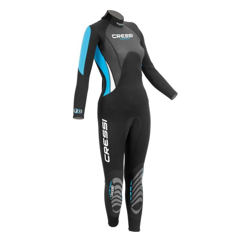 Fato de neoprene feminino 1 peça 3mm Cressi Morea 2-S