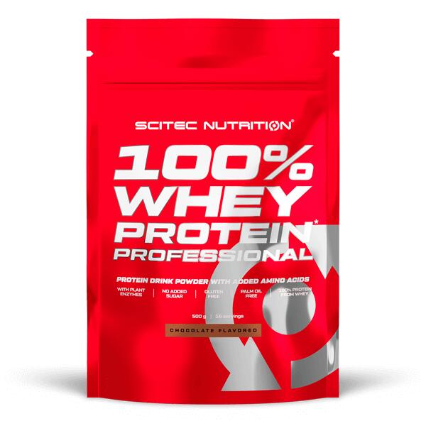 100% Whey Protein Professional - 500g Chocolate Blanco Scitec Nutrition 3/6