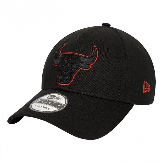 NEW ERA New Era Chicago Bulls Metallic Outline 9 Forty Cap - Black