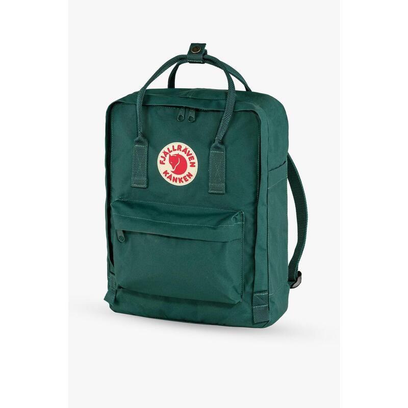 Mochila para caminar Fjallraven Kanken Verde artico 16 litros perlante